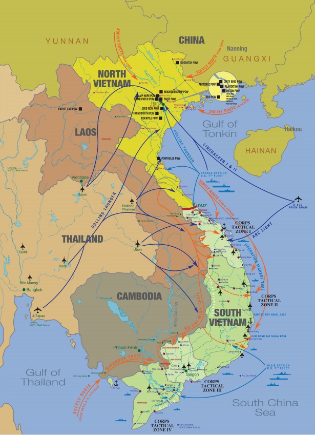 Map of Vietnam
